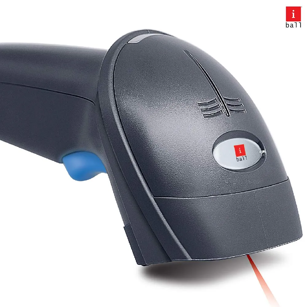Iball Wired Barcode Scanner LS392 1D view 2
